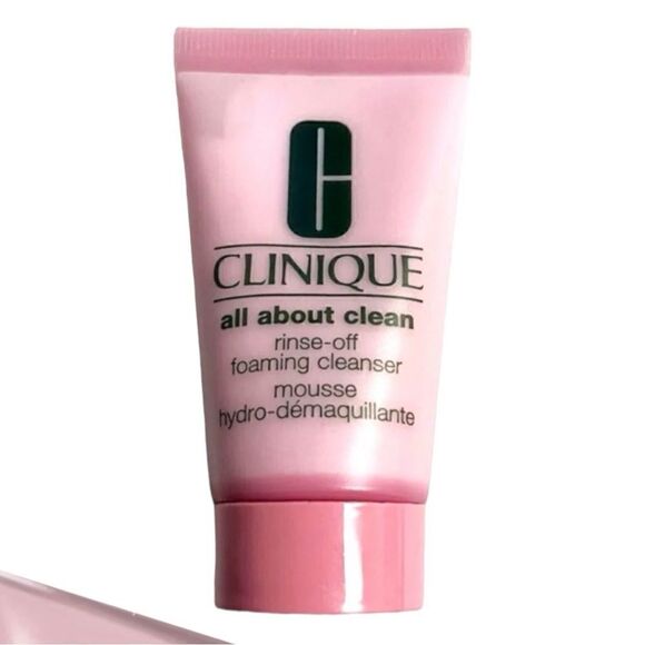 Clinique All About Clean Rinse-Off Foaming Cleanser – Mini 1 oz New - Picture 1 of 9